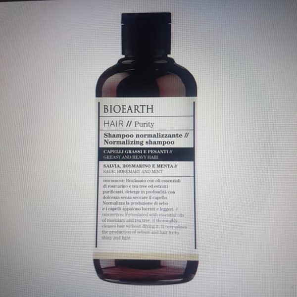 shampoo normalizzante bioearth
