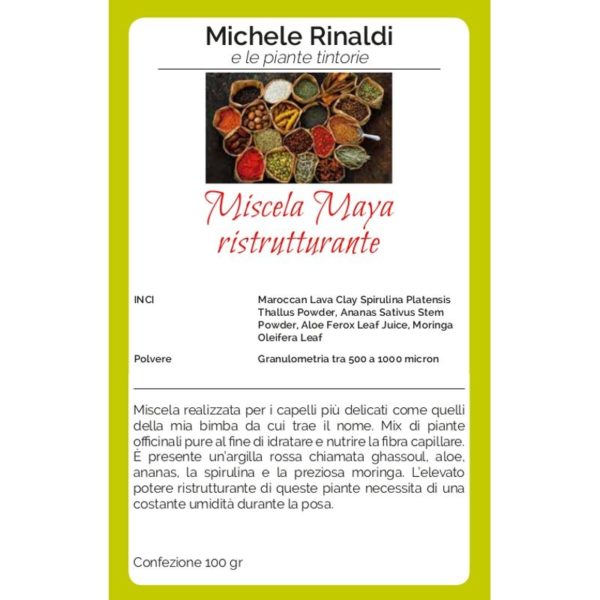 ristrutturante miscela maya michele rinaldi