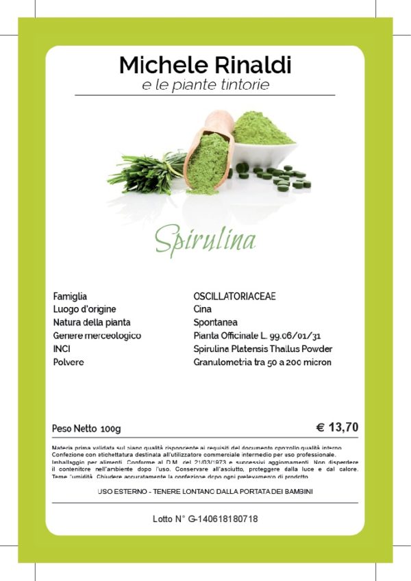 spirulina michele rinaldi